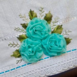 Flores Bordadas Con Cintas - ¡16 Ideas Geniales!